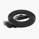 Orico PUG-C6B-80-BK kábel, LAN hálózathoz, Fekete, 8 m., RJ45 Cat.6, Lapos