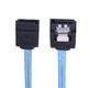 Orico CPD-7P6G-BA60-V1 kábel, SATA, dugasz-duga, 90°-os szögben, kék, 0,6 m, SATA-SATA kábel 90°-os lefelé szögben