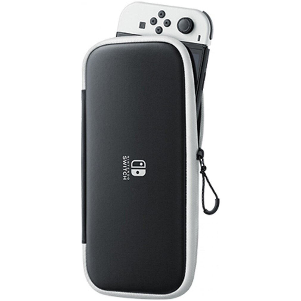 Carrying Case & Screen Protector Black & White pentru Nintendo Switch