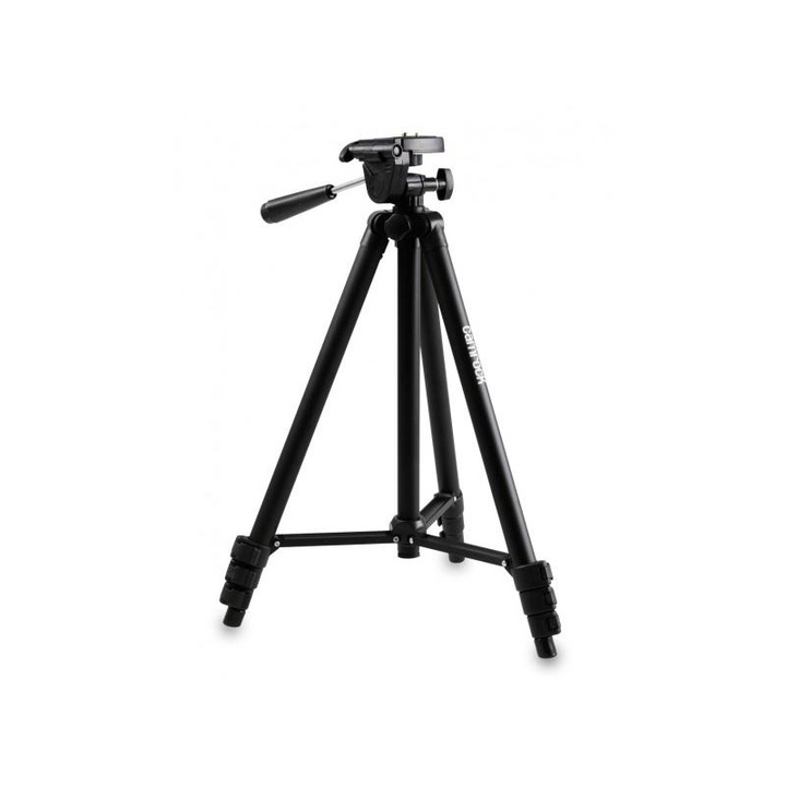 Trepied Camrock TA30, 144cm pentru DSLR si Mirorless, husa, Negru