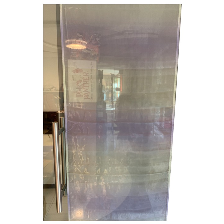 Завеса JUP 3374334-2, С велкро монтаж, Преливащ дизайн, Зелен/Син, 60x245 см