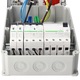 Tablou de distributie a cladirii echipat ASTAT 296 Plus IP65 16A/5P, 2x230V SCHUKO IP44 IK08, intrerupatoare Schneider
