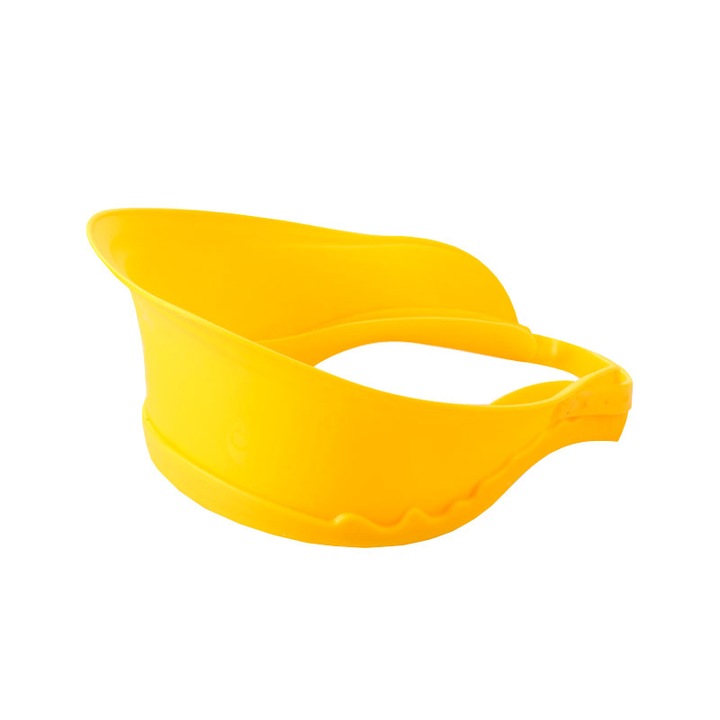 Протектор за шампоан за баня за деца, регулируем, жълт