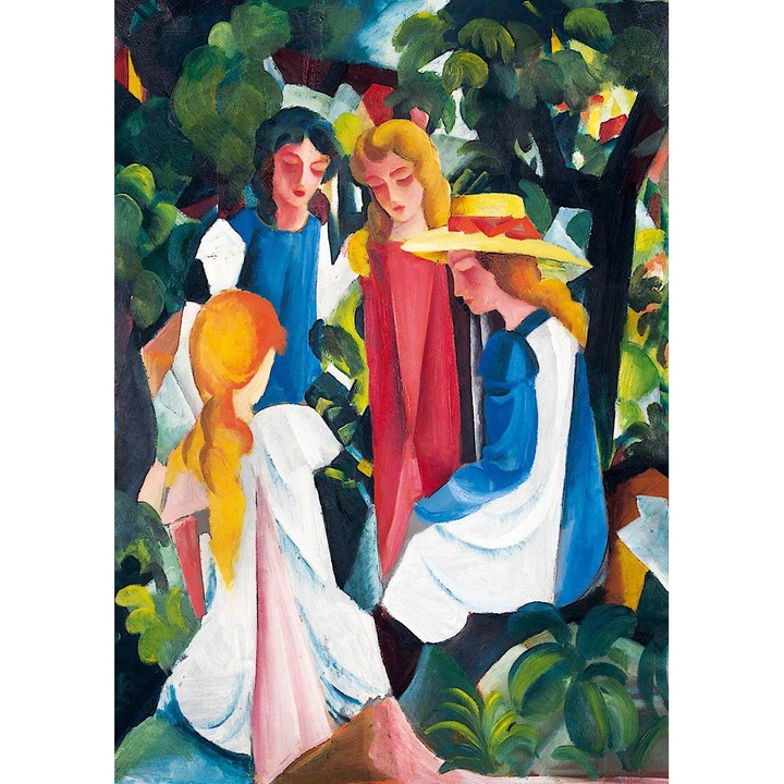 Bluebird 1000 db-os Art by puzzle - August Macke - Four Girls, 1913 (60082)