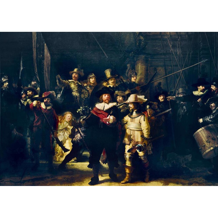 Bluebird 1000 db-os Art by puzzle - Rembrandt - The Night Watch, 1642 (60078)