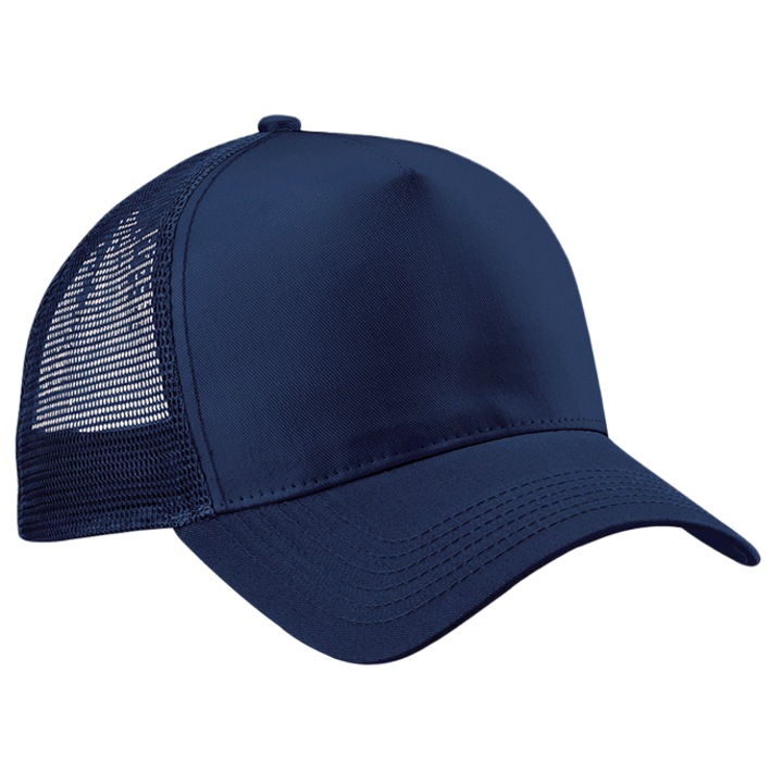 Sapca trucker, Beechfield, bleumarin, unisex