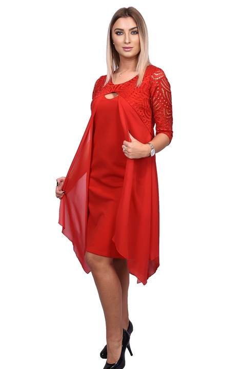 Rochie Corina, Rosu