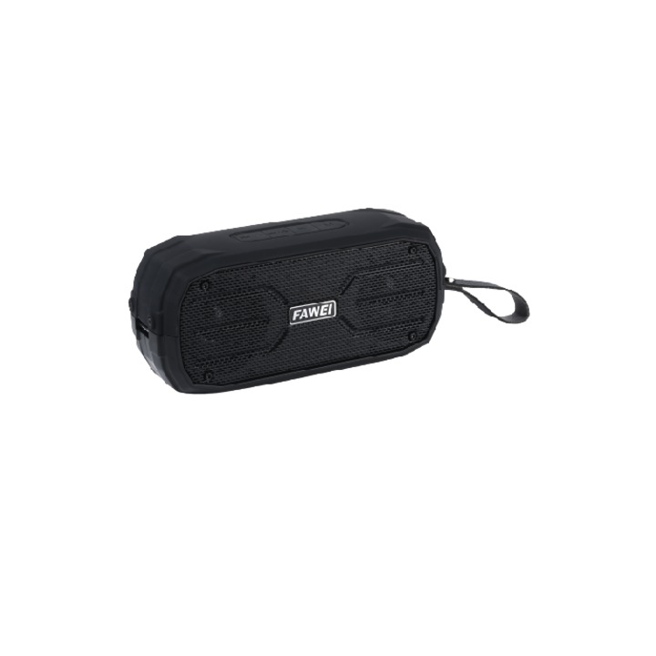 Boxa Portabila, Bluetooth 5.0, Rezistent la Apa, IPX5, Power Bank, Multi-pairing, Microfon, Control Volum, Negru