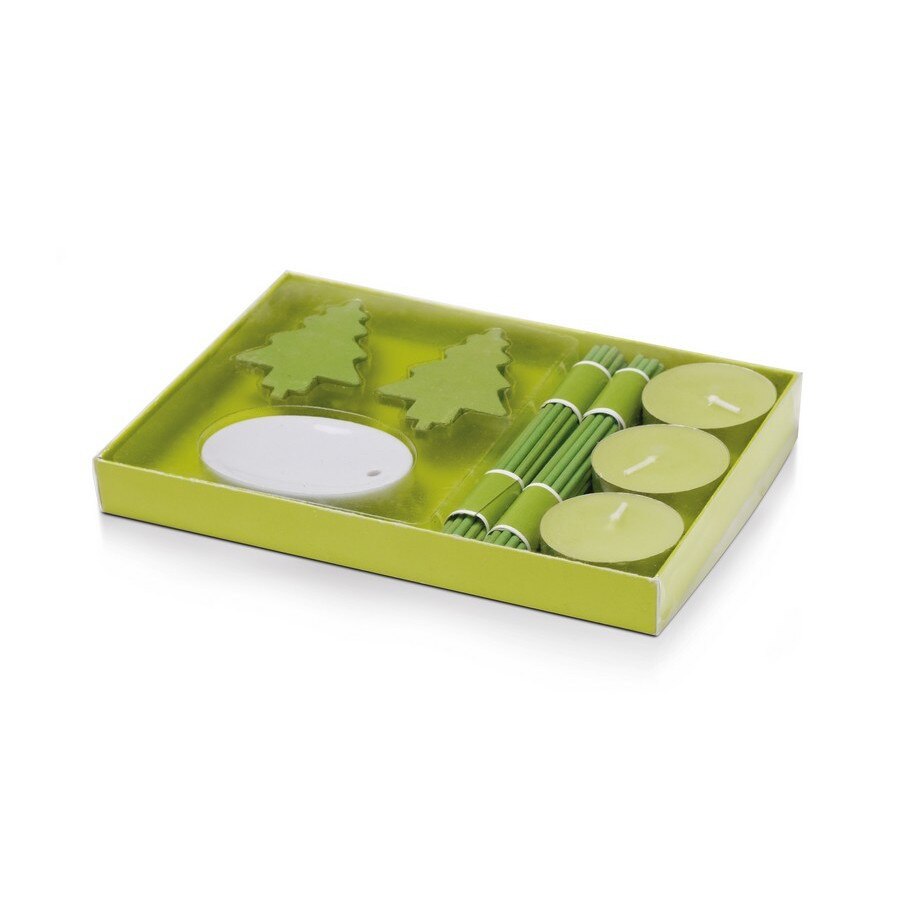 Lumanari parfumate set verde