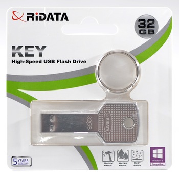 Memorie USB2, 32GB, RiDATA Taiwan, model OD9A-KEY, SILVER Memorie USB2, 32GB, RiDATA Taiwan, model OD9A-KEY, SILVER