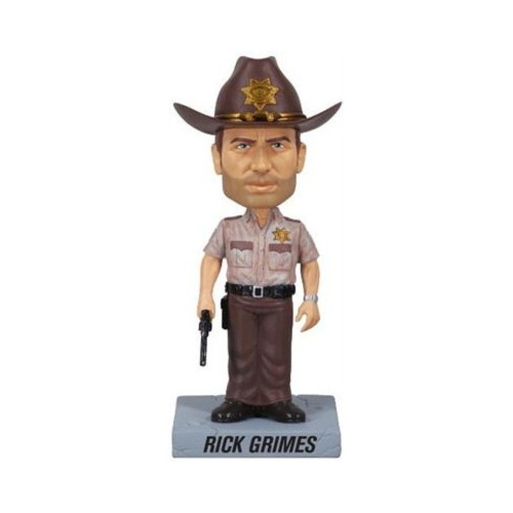 Figurina Wacky Wobbler Walking Dead Rick Grimes