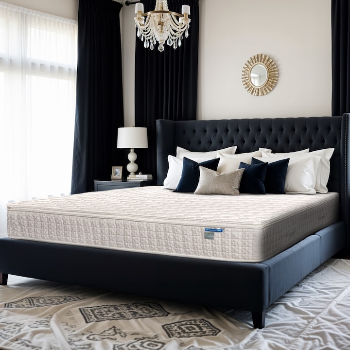 Saltea Ortopedica, Ortopedicus, Aloe Vera Bio Latex Memory HD Hotel Range, 200x160x29 cm, spuma cu memorie, arcuri impachetate individual, reversibila, fata vara - iarna, ergonomica, anatomica, husa matlasata, tratat cu aloe vera