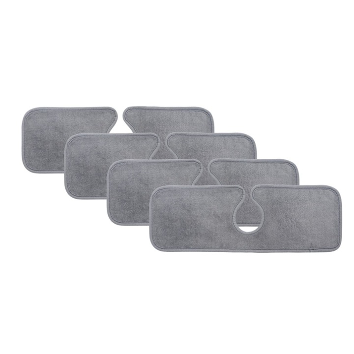 Set 4 protectii chiuveta GOGOU, Poliester, Gri