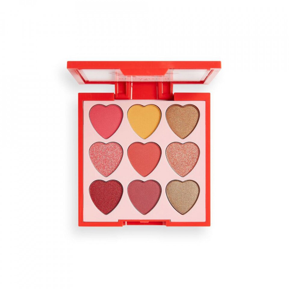 Make-up Revolution Heartbreakers Lidschatten-Palette 'Courage' – 9 Farben Für Mutige Looks