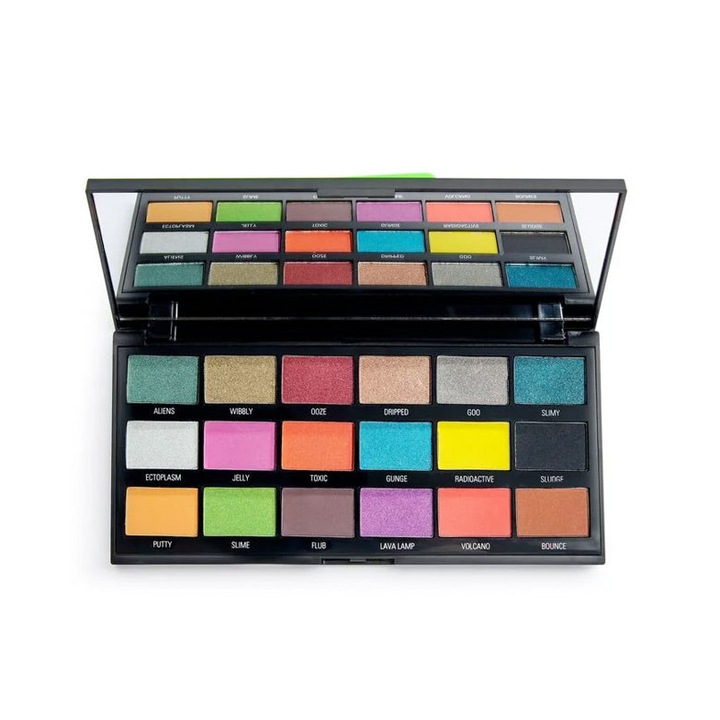 Makeup Revolution I Heart Revolution Slime szemhéjfesték paletta, 22 g
