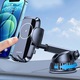 Suport auto pentru telefon, Joyroom, JR-ZS241, Negru, Incarcare wireless Qi, 15W, Montare cu ventuza