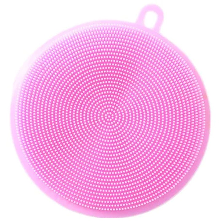 Burete din silicon multifunctional, rotund, mov