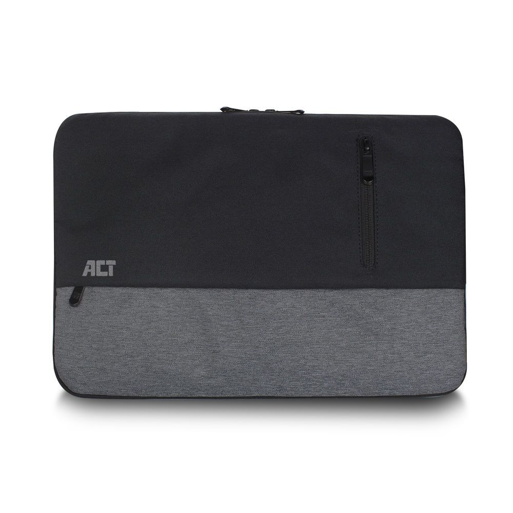 Husa laptop Urban 14.1", Act, Nylon, Negru/Gri