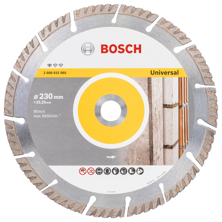 Bosch Standard for Universal gyémánt darabolótárcsa, 230x22,23