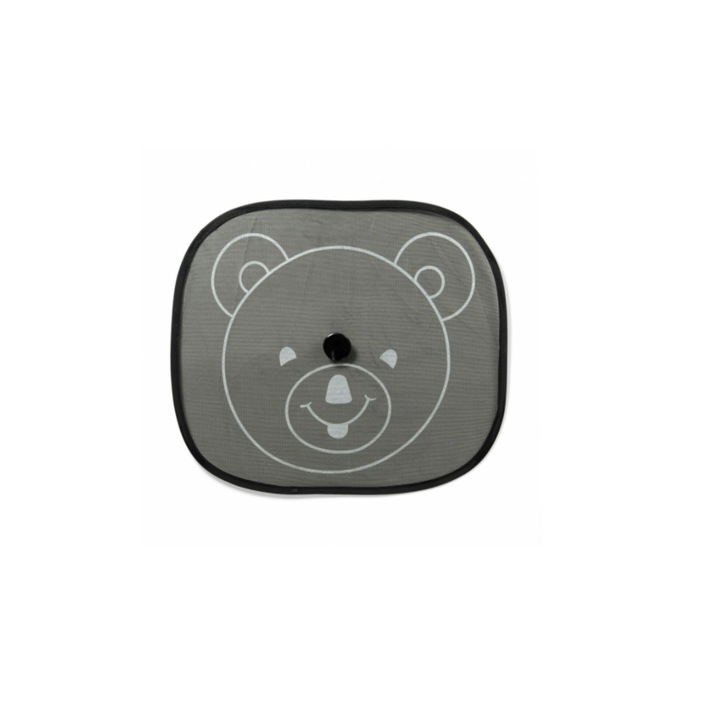 BIBILEL JMB-BBL4044 2 darabos autó napellenző készlet, medve mintás, tapadókorongos rögzítés