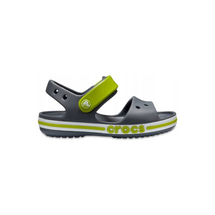 Sandale Copii Crocs Light Shoes, Cu Velcro, Verde