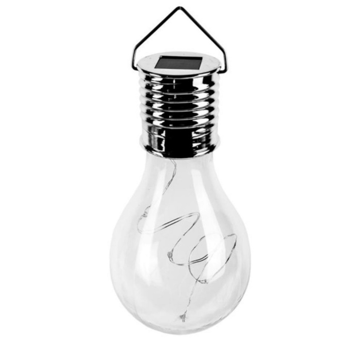 Lampa solara exterior, 15 x 7 cm