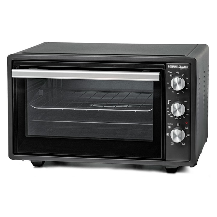 Cuptor electric Sencor SEO 2000BK 1650W 20l, negru, 3 niveluri de gatire