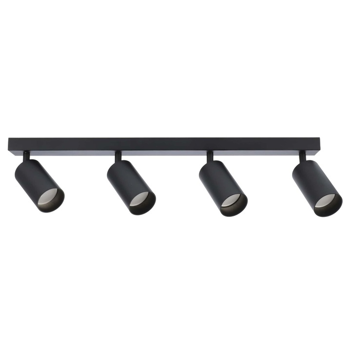 MALGA Mennyezeti spotlámpa 4 db spot, 4xGU10, fekete, EDO777350 EDO