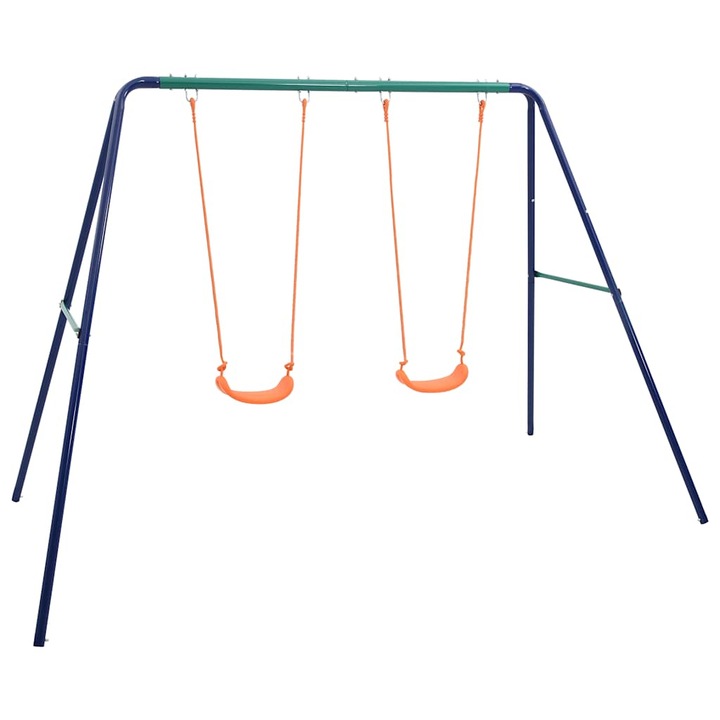 Leagan vidaXL, Plastic, Portocaliu, 272 x 156 x 180 cm, 92318