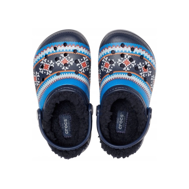 Puha slingback klumpa gyerekeknek Crocs, sötétkék