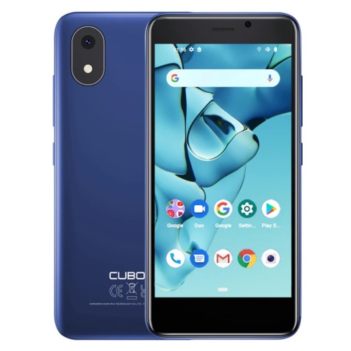 CUBOT J10 Mobiltelefon Kék, 3G, 4.0", 1GB RAM, 32GB ROM, Android 11, Unisoc SC9863A QuadCore, Face ID, 2350mAh, Dual SIM