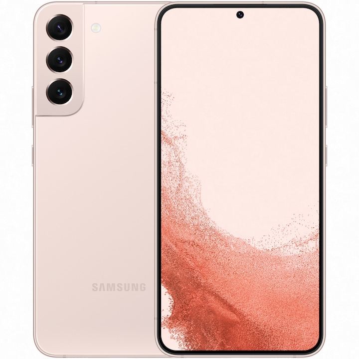 Смартфон Samsung Galaxy S22 Plus, Dual SIM, 256GB, 8GB RAM, 5G, Pink Gold