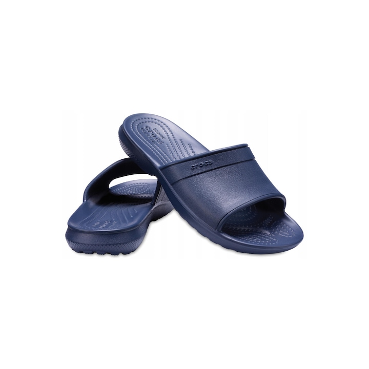 Детски чехли, Crocs Classic Slide, Croslite foam™, Тъмно синьо