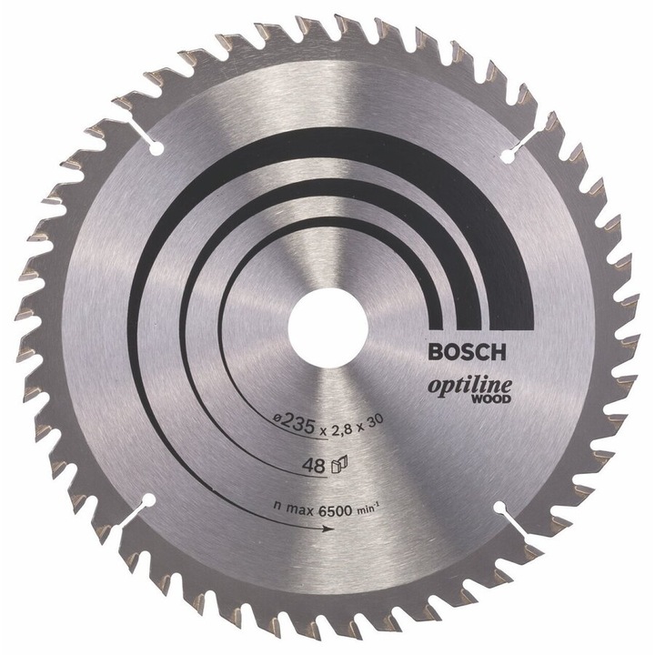 Panza fierastrau circular Bosch PRO Wood, 235x30x2.8/1.8mm, 48 dinti
