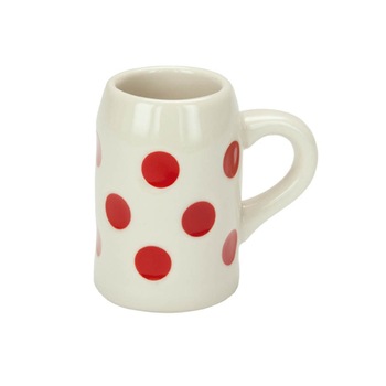 Canita de portelan pentru tarie Fanni - rosu Canita de portelan pentru tarie Fanni - rosu