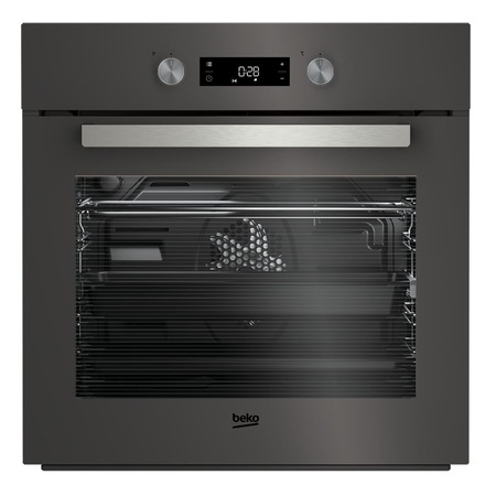 Cuptor incorporabil Beko BIM24301ZGCS, Electric, Grill, Timer, 71 l, Autocuratare catalitica, Clasa A, Gri