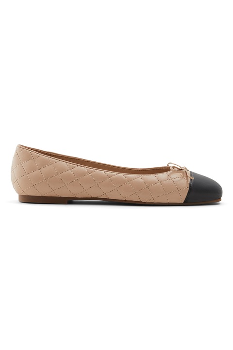 Aldo, Кожени пантофки Braylynn с шевове, Бежов