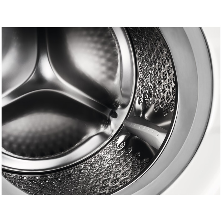 Masina de spalat rufe cu uscator AEG L9WBAN61BC, Spalare 10 kg, Uscare 6 kg, 1550 rpm, Clasa A, Pompa de Caldura, WiFi, SensiDry, ProSense, Motor Inverter cu Magnet Permanent, Panou Inox antiamprenta, Alb