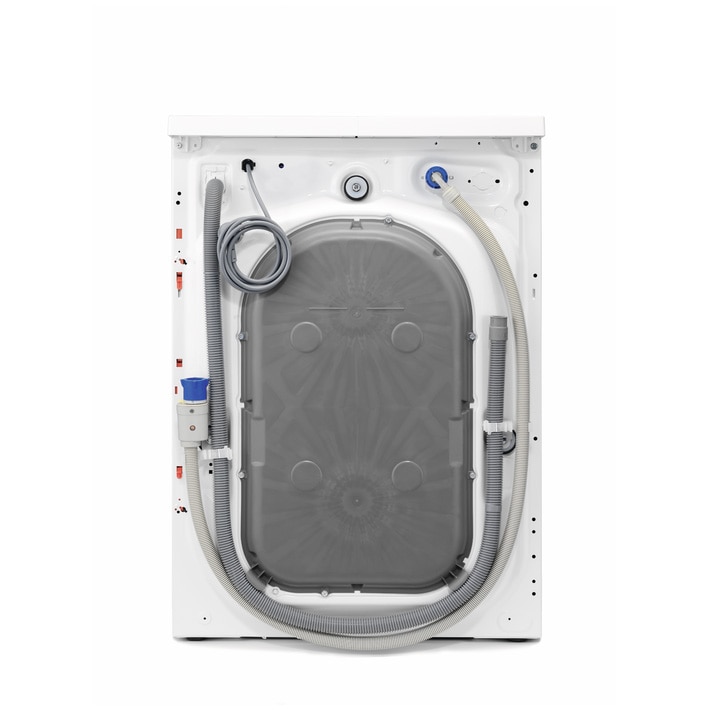 Masina de spalat rufe cu uscator AEG L9WBAN61BC, Spalare 10 kg, Uscare 6 kg, 1550 rpm, Clasa A, Pompa de Caldura, WiFi, SensiDry, ProSense, Motor Inverter cu Magnet Permanent, Panou Inox antiamprenta, Alb