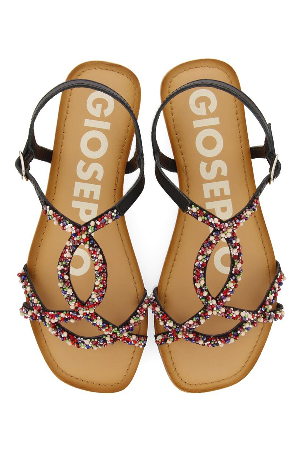 GIOSEPPO Meisjes Jabbeke Peeptoe Sandalen, Zilver Plata Plata, 34 EU