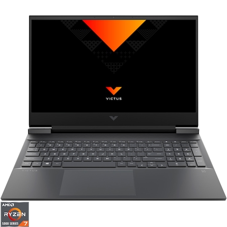 Лаптоп Gaming Victus by HP 16-e0004nq, AMD Ryzen™ 7-5800H, 16.1", 144Hz, RAM 16GB, 512GB SSD, NVIDIA® GeForce® RTX™ 3060 6GB, Free DOS, Mica Silver