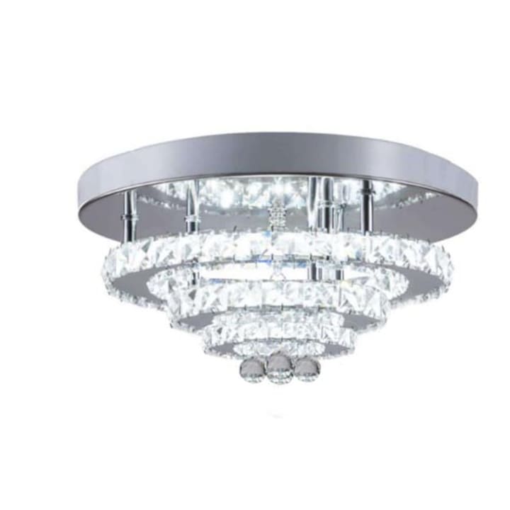 LED полилей Trendafi LED, 305/3, Кръгъл дизайн, 3 сегментни, Регулируем интензитет с дистанционно управление