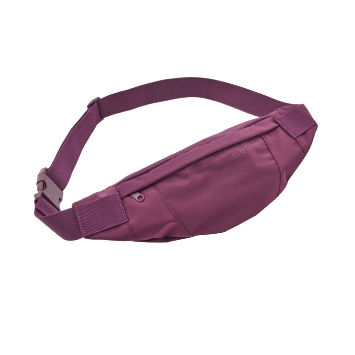 Спортна чанта от водоустойчива материя, Макс. талия 120 см, Тъмно лилава, SSY-BBL4109