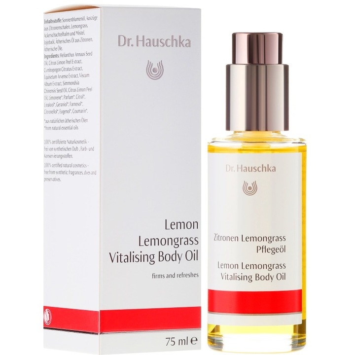 Dr Hauschka testolaj, citromfű Vitalizáló, 75 ml
