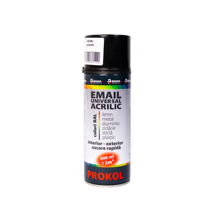 Spray festék Barsa Prokol, sárga zöld RAL 6018, 400ml