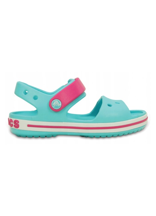 Sandale sport cu velcro pentru copii Crocs, 12856, Albastru/Roz