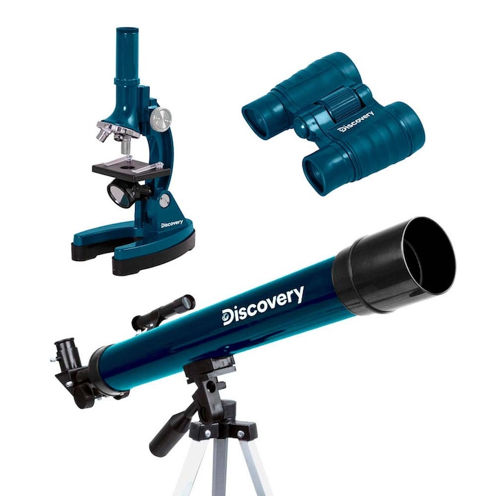 Discovery teleszkóp+mikroszkóp+távcső készlet ráadás könyvvel