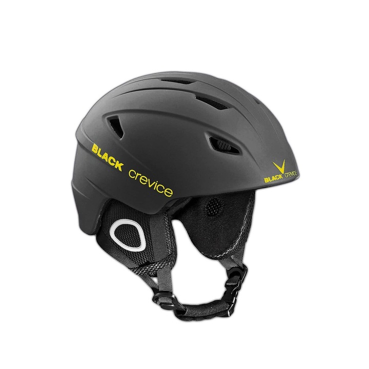 Casca unisex, Black Crevice, BCR143764 Negru/Galben, S, 55-56 cm