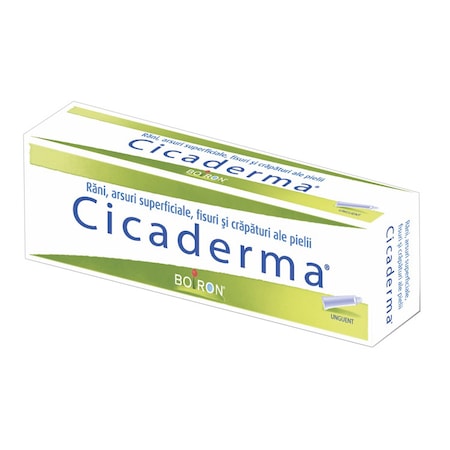 Crema, Boiron, Cicaderma, Tratament Natural impotriva Ranilor, Arsurilor, Fisurilor si Crapaturilor Pielii, 30g