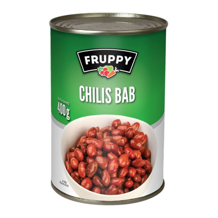 Fruppy bab chilis-paradicsomos 400g